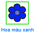 Hoa màu xanh biển